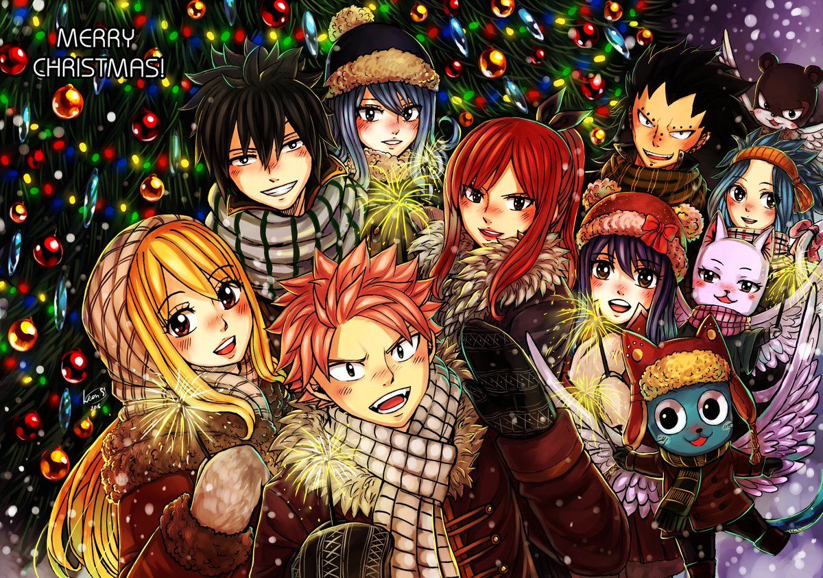Merry Christmas From Fairy Tail. Fairy tail, Fairy tail anime, Fairy tail art