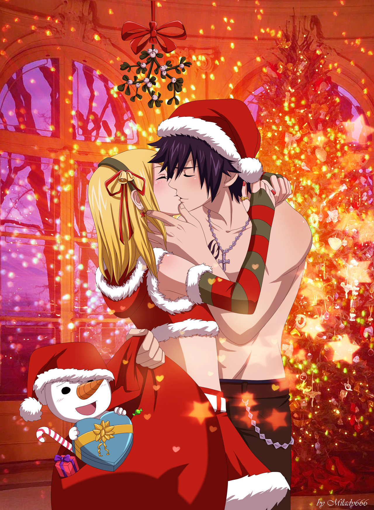 Fairy Tail Christmas 2012. Daily Anime Art
