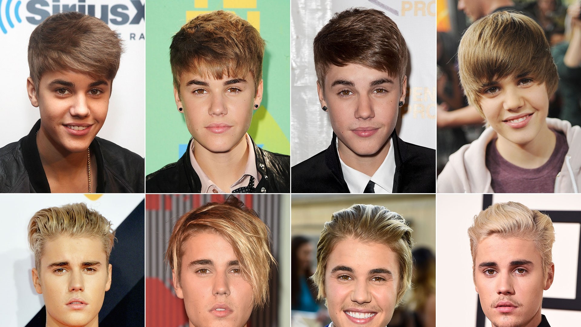 Justin Bieber's best hairstyles styles over the years