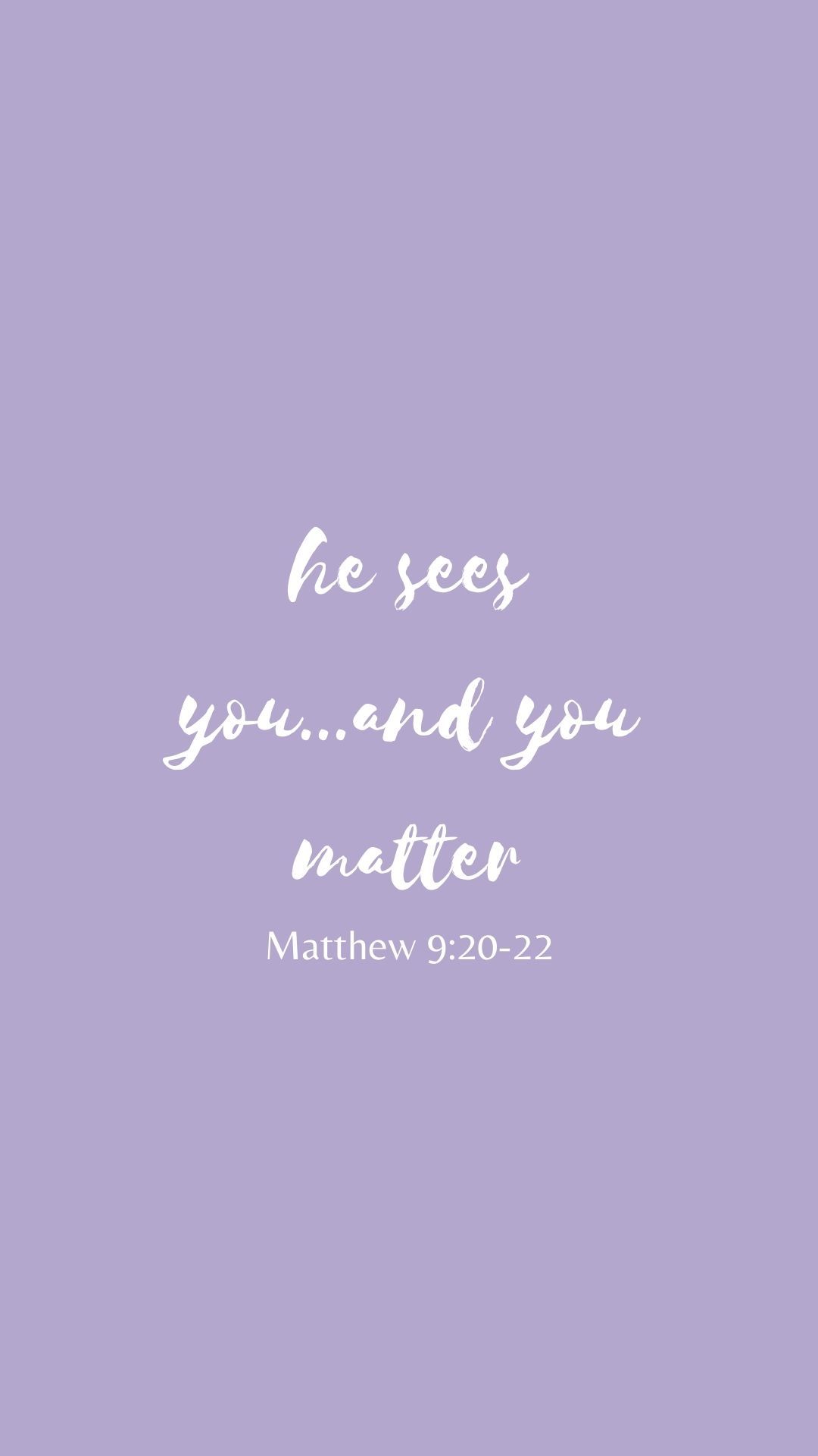 plain pastel purple wallpaper with white lettering. Bible verses kjv, Cute bible verses, Bible verse background