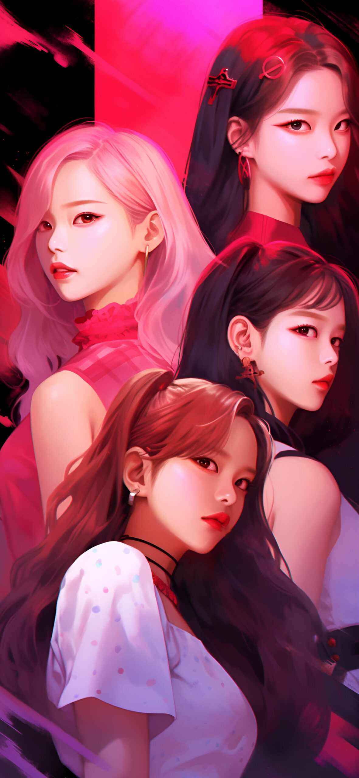 Stunning Blackpink Art Wallpaper Pop Art Wallpaper IPhone