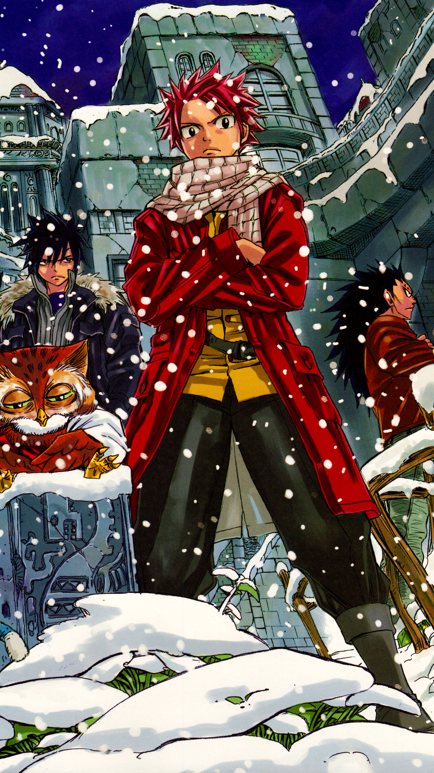 Mobile wallpaper: Anime, Fairy Tail, Natsu Dragneel, Gray Fullbuster, Gajeel Redfox, 1319160 download the picture for free