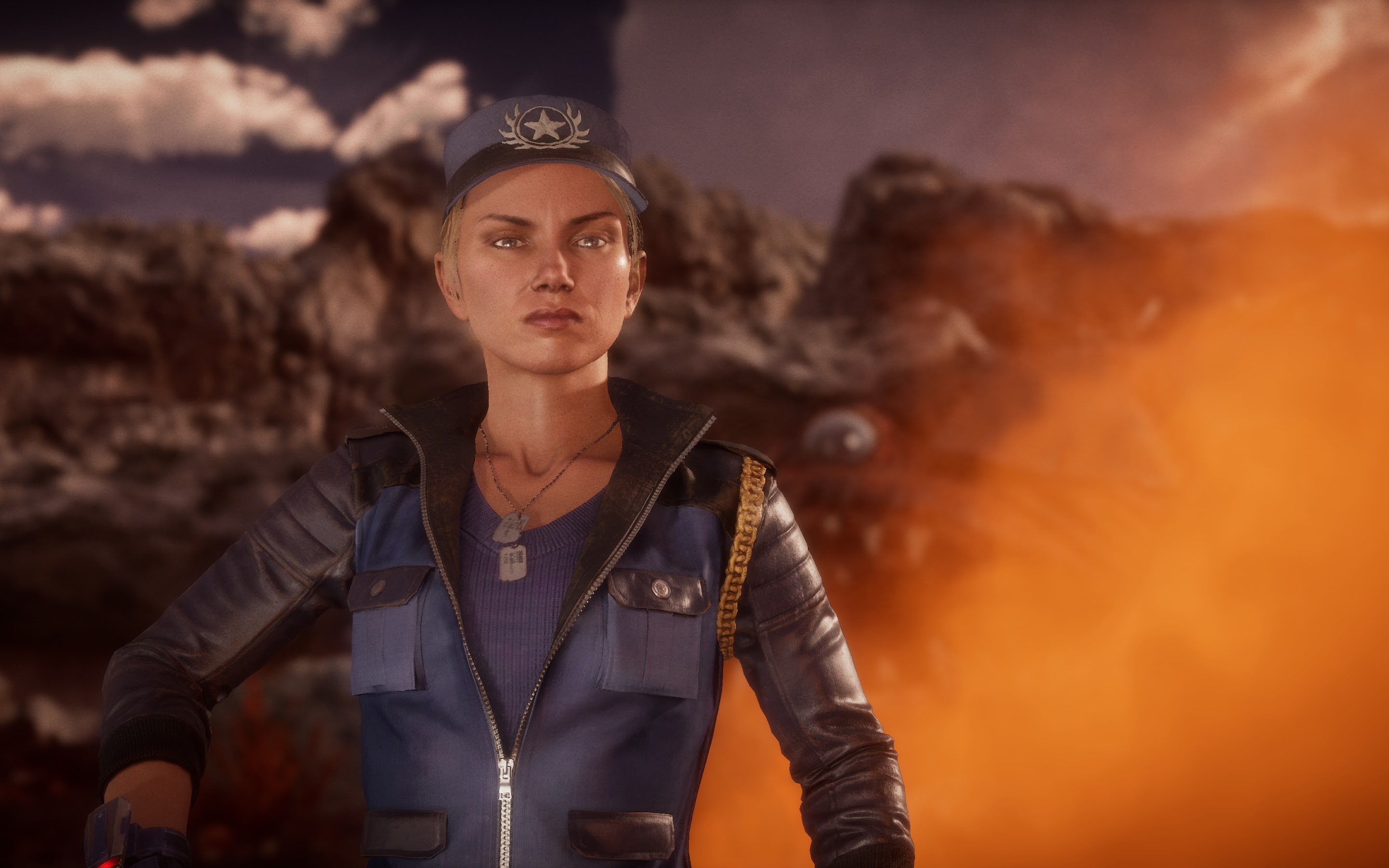 Sonya Blade Mortal Kombat 11 4K Wallpaper