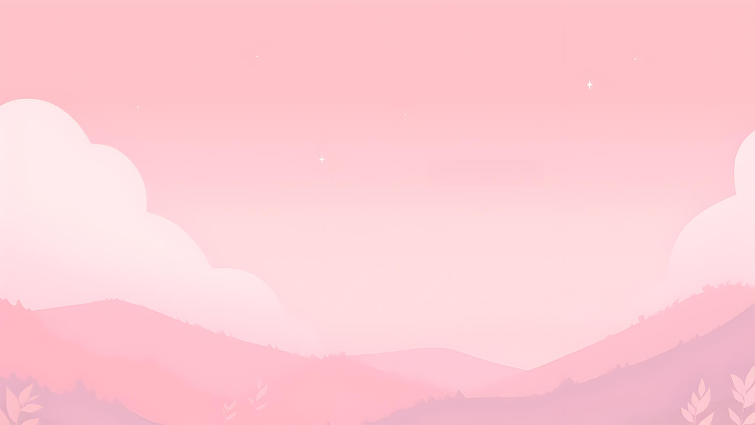 Pink Sky Landscape Minimalist Desktop