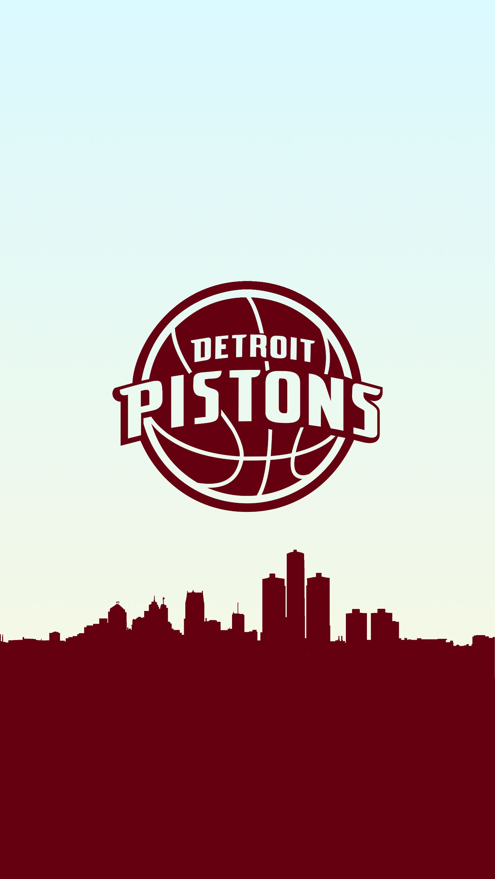 Detroit Pistons Basketball Phone Background. Detroit pistons, Pistons basketball, Pistons