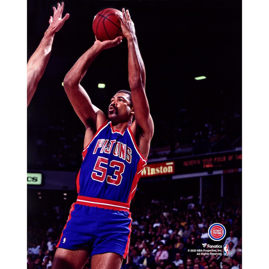 Unsigned Detroit Pistons James Edwards Fanatics Authentic Shooting Photograph