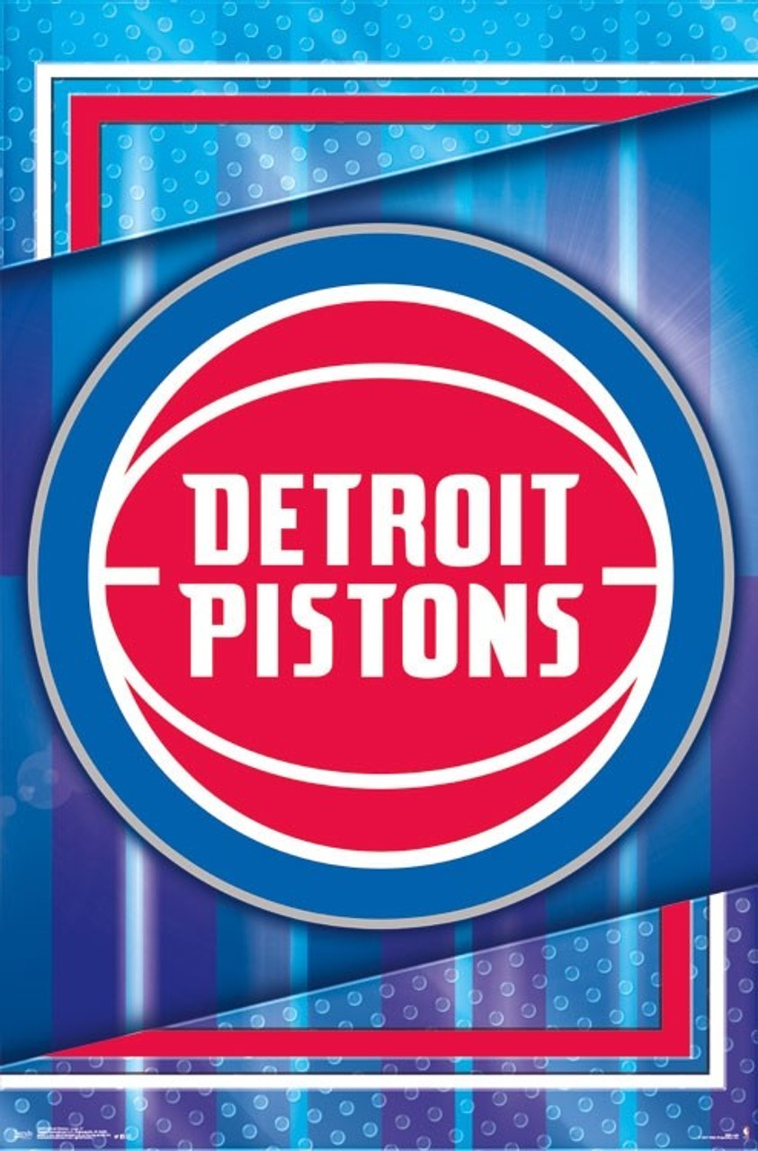 Detroit Pistons Poster x 34 inches