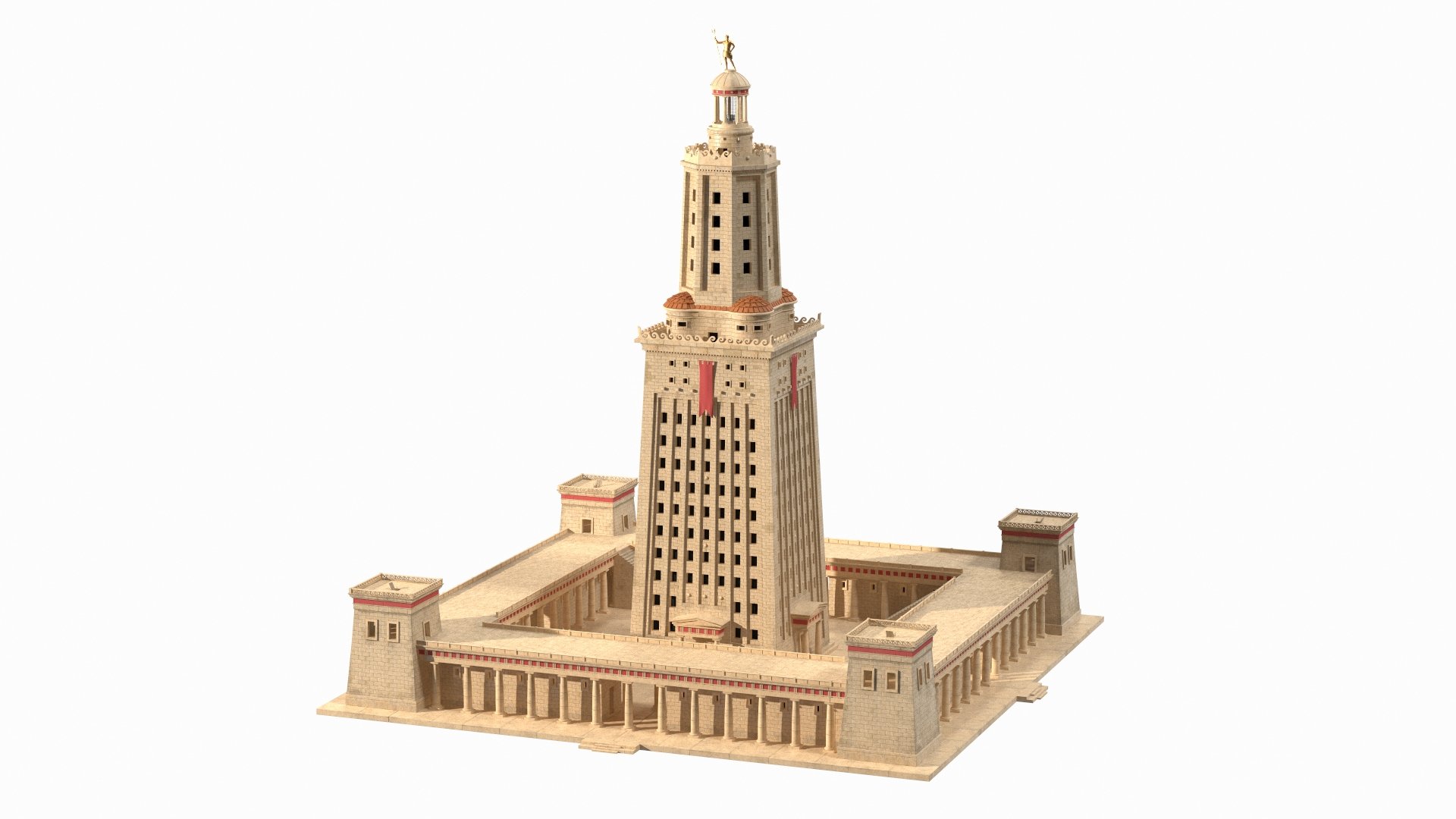 3D Lighthouse of Alexandria model