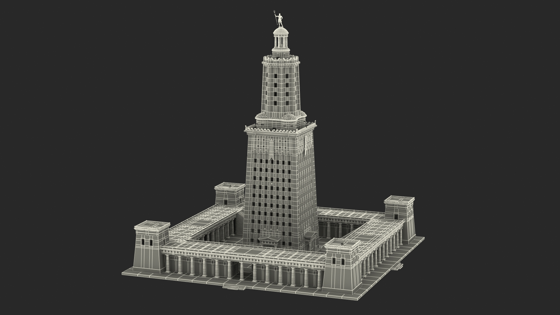 3D Lighthouse of Alexandria model