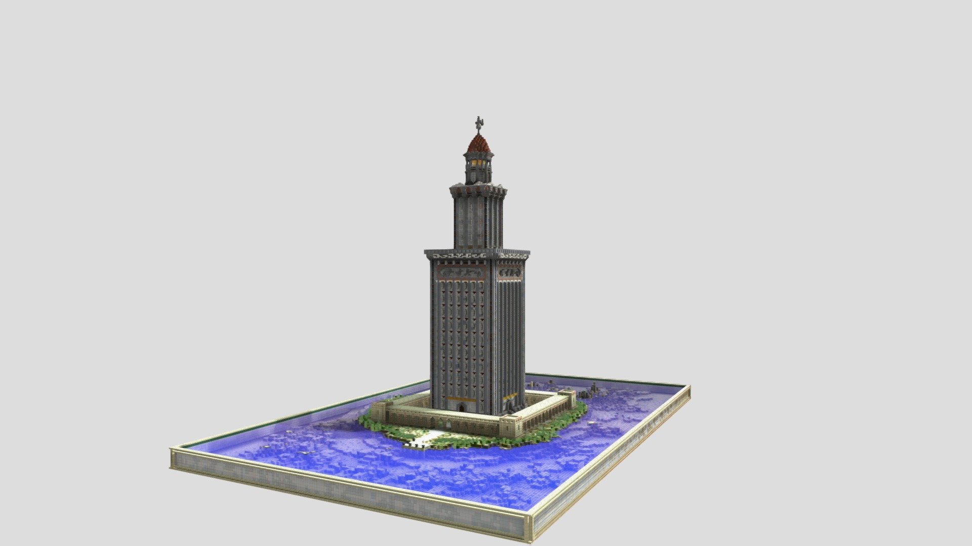 Pharos of Alexandria (Lighthouse of Alexandria) model by gmaster0o0 [e9332a4]