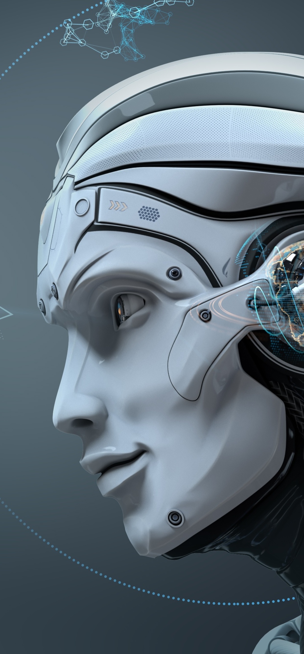 Skull Machine Robot iPhone XS MAX , HD 4k Wallpaper, Image, Background, Photos and Picture