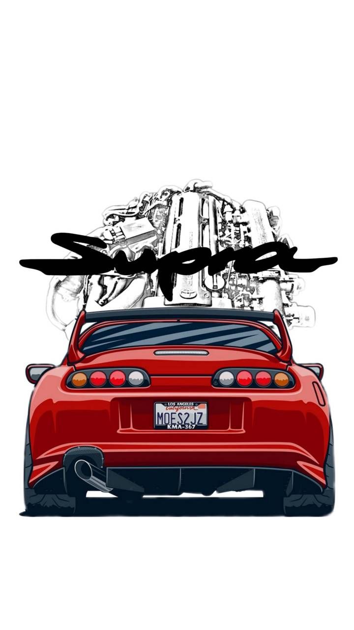 Download Supra and R34 Wallpaper HD by duss4n. Toyota supra mk4, Toyota supra, Best jdm cars