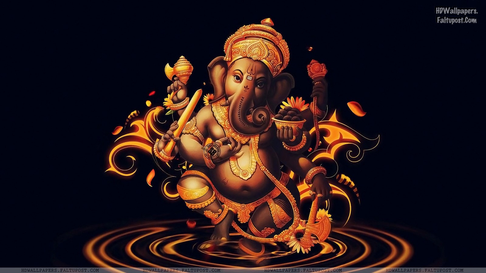Lord Ganesha HD Wallpaper 1080p