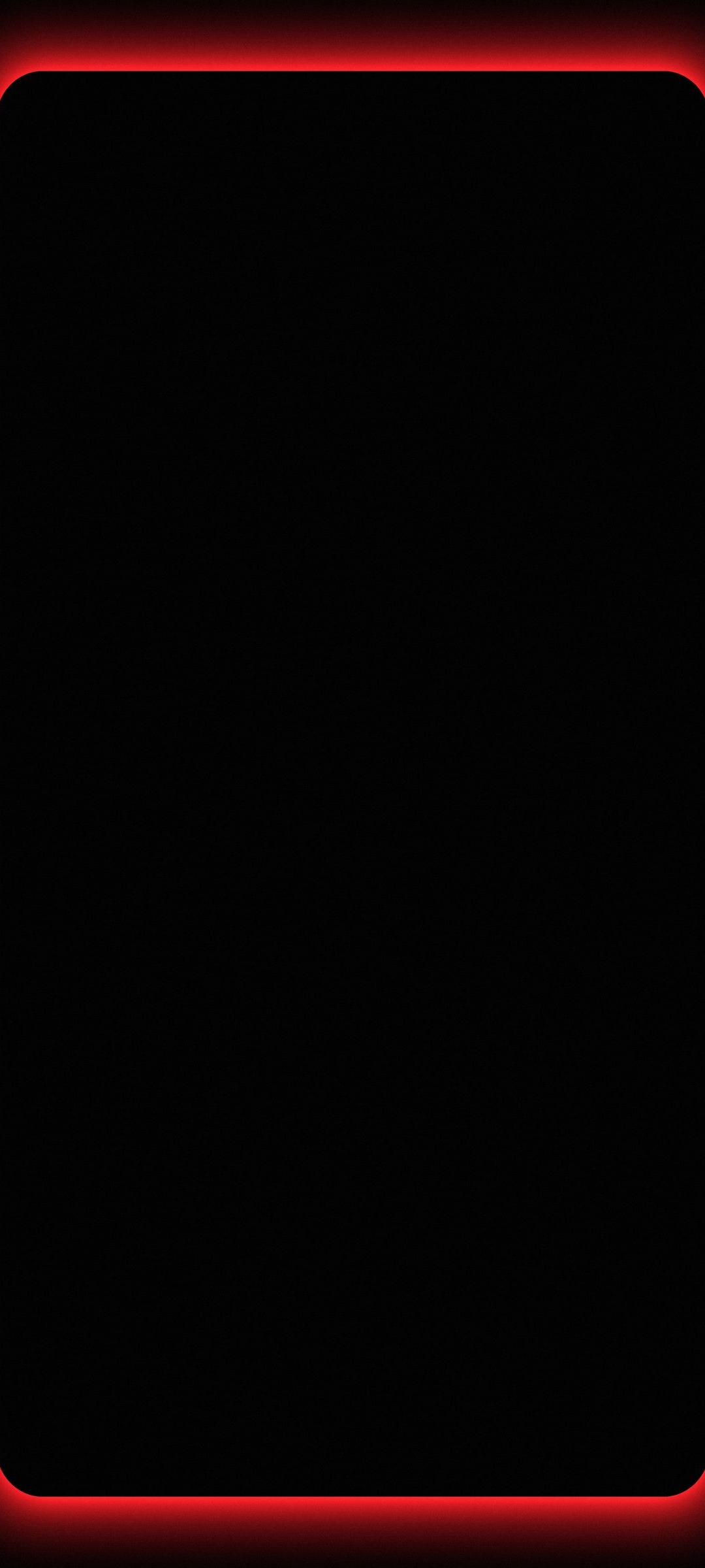 Border Red Neon Amoled Black Wallpaper