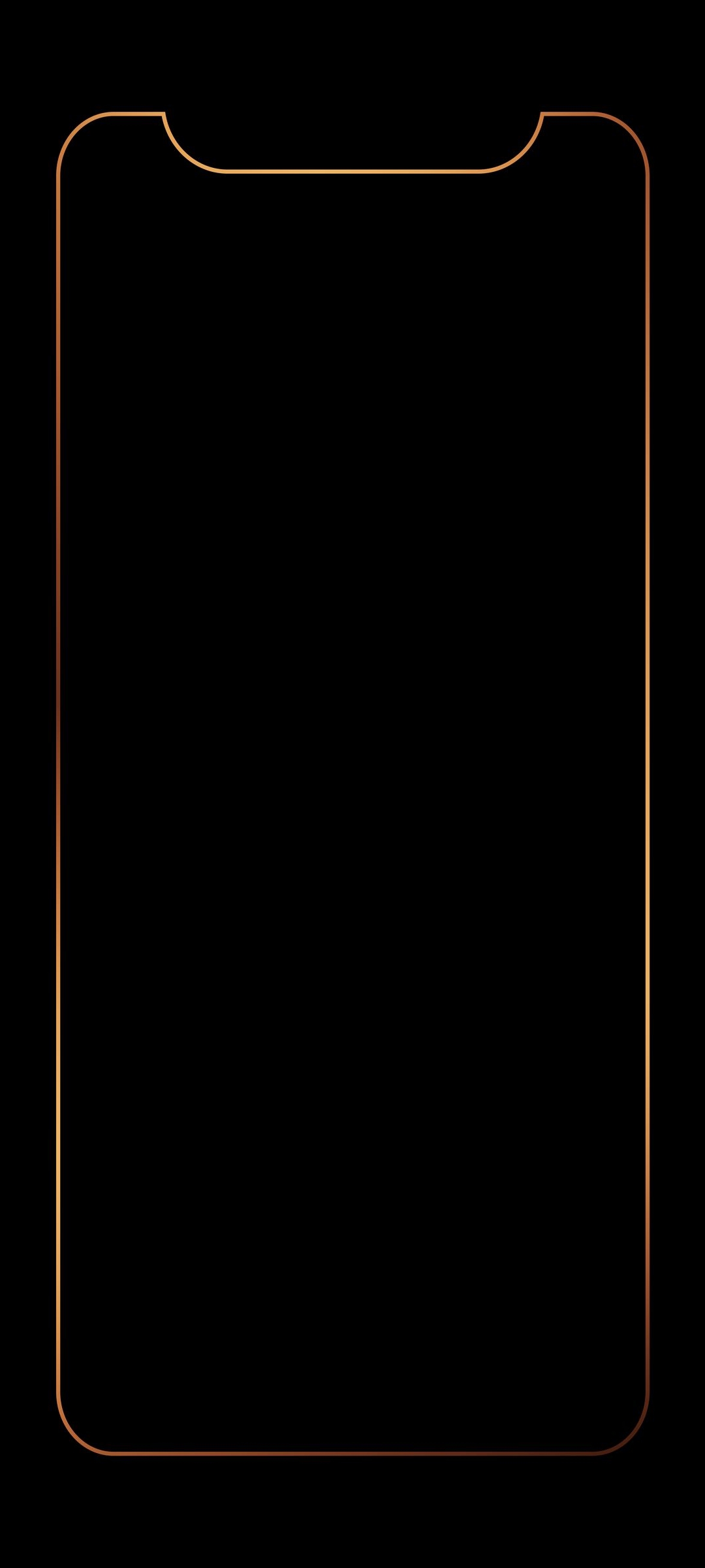 Border Amoled Black Notch Wallpaper