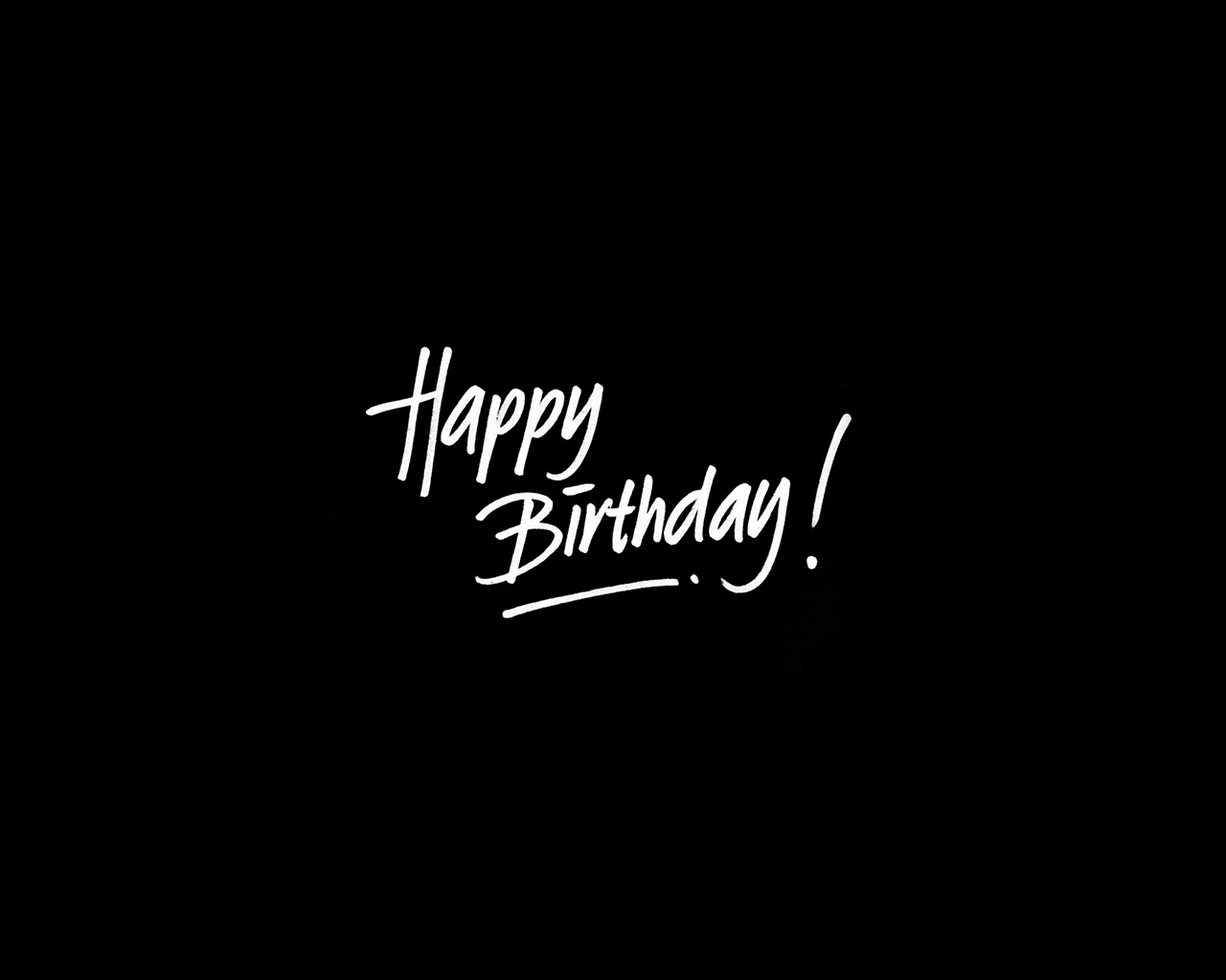 wallpaper for desktop, laptop. happy birthday dark event writing