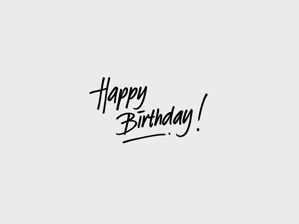 wallpaper for desktop, laptop. happy birthday white event writing