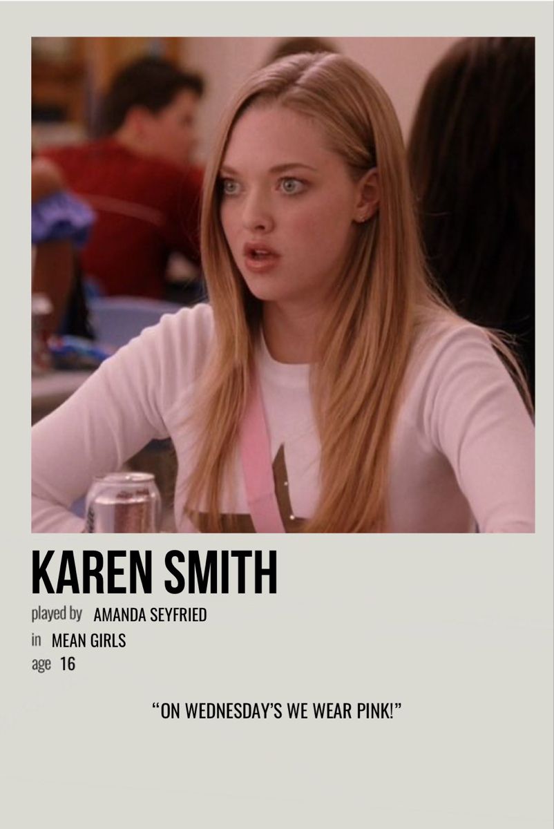 karen smith. Mean girls movie, Mean girls, Karen mean girls