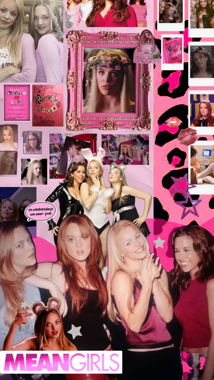 popular #foryou #reginageorge #meangirls #karensmith #pink #red. Pink glitter wallpaper, Le book, Glitter wallpaper