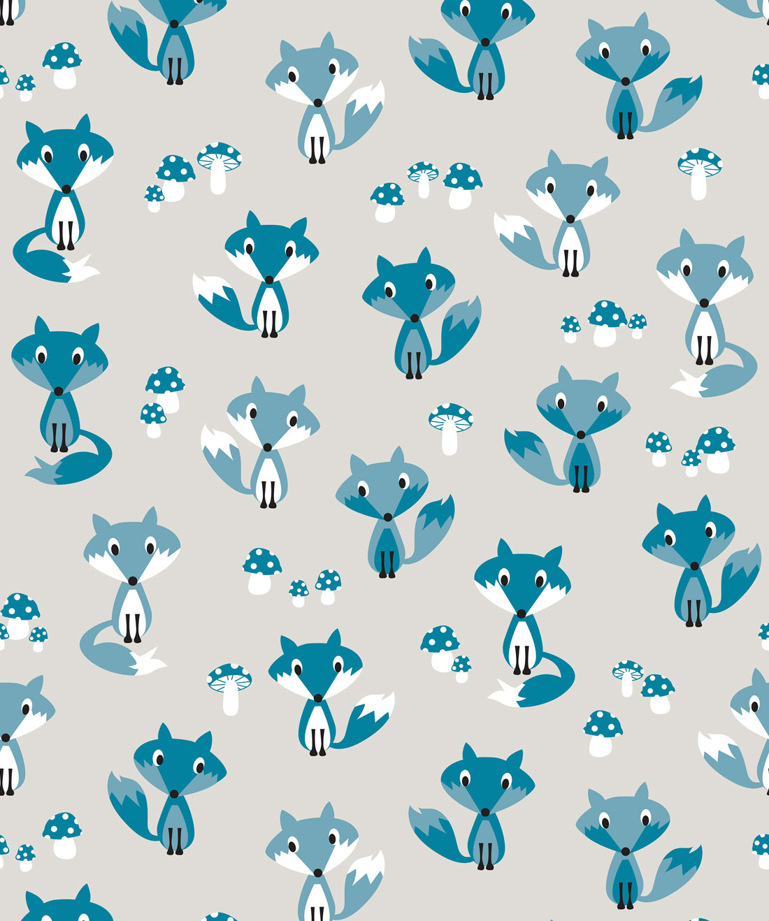 Garden Foxes • Cute & Gorgeous Kids Wallpaper