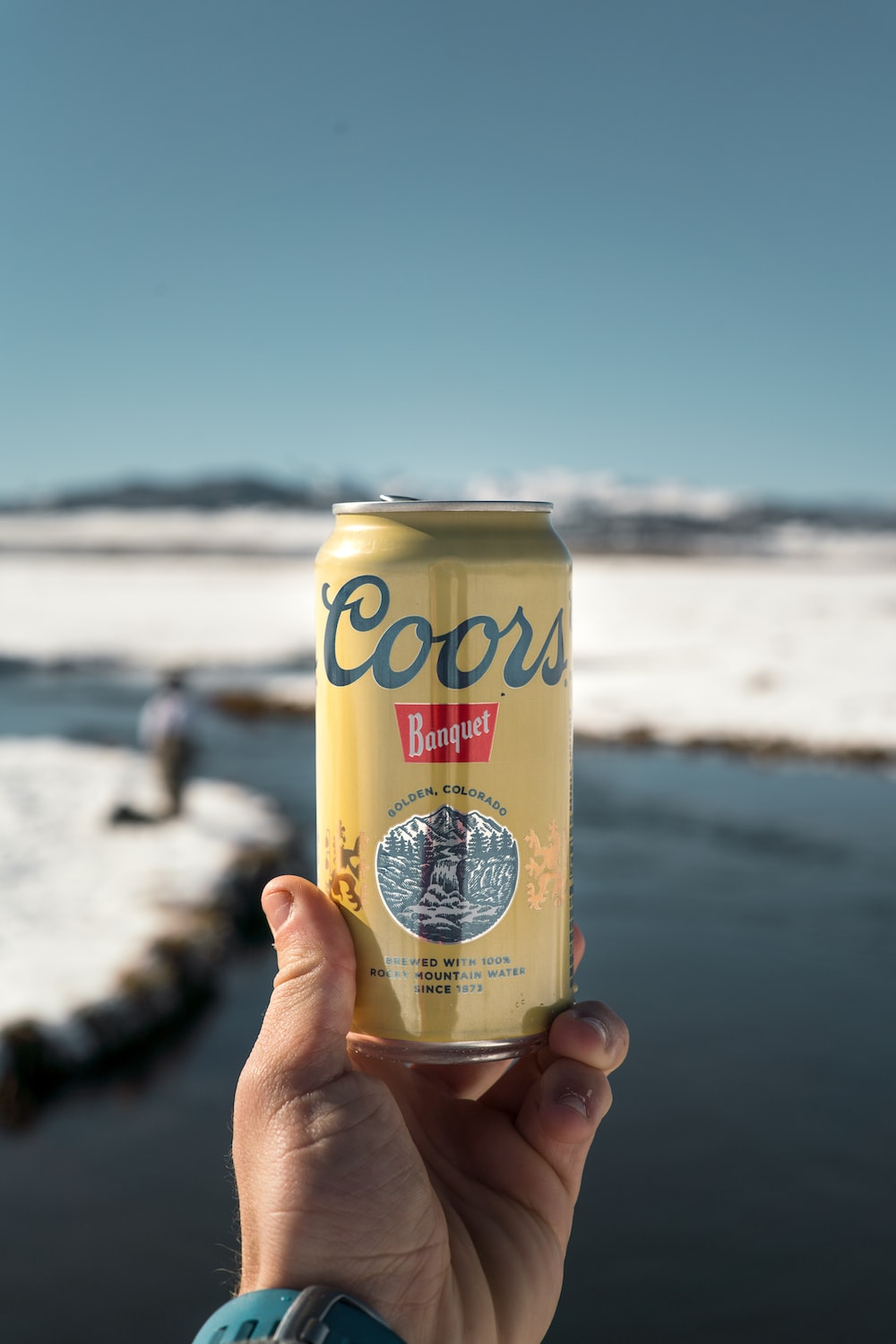 Coors beer can photo
