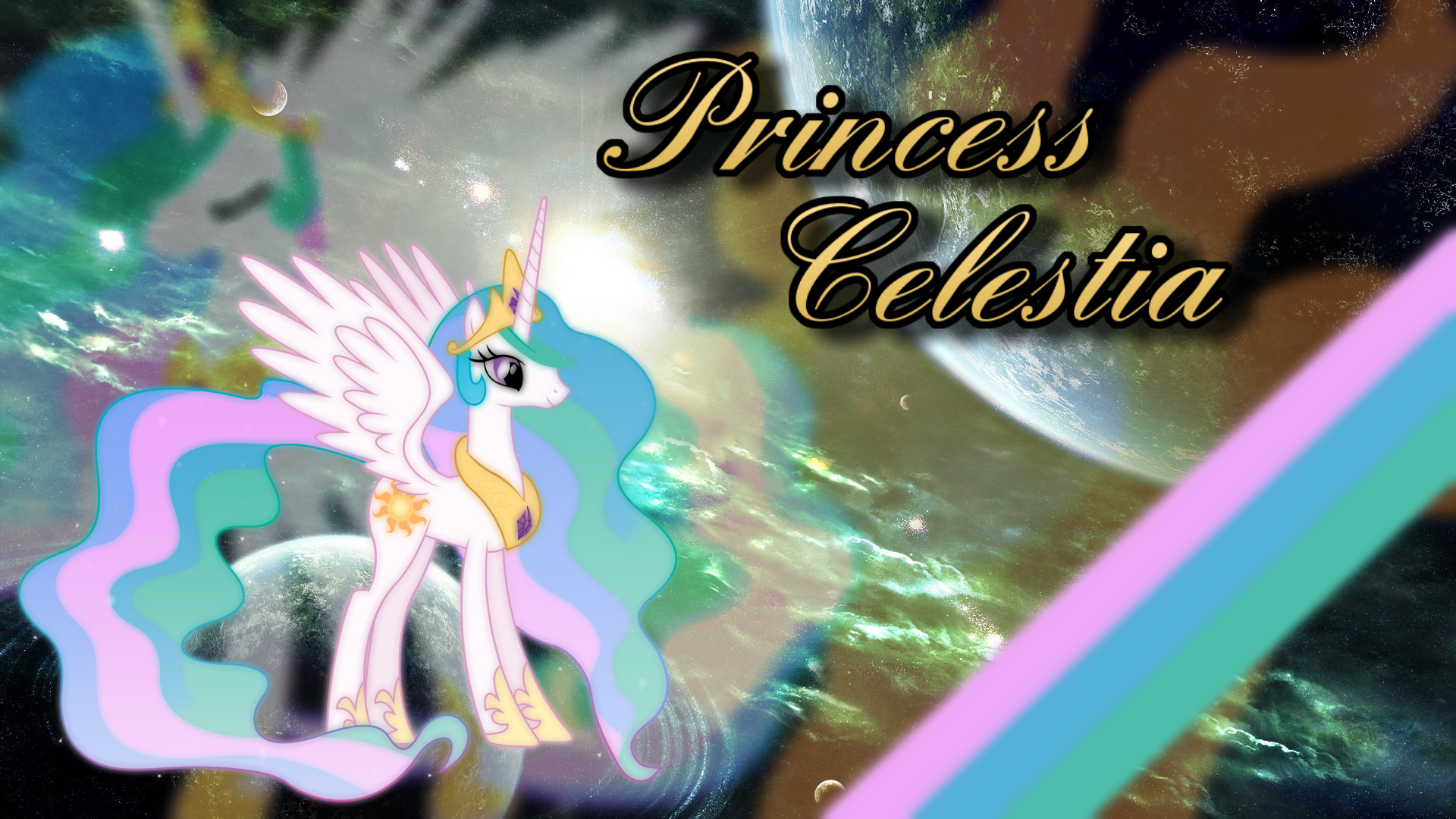 Princess Celestia Wallpaper Fan Art