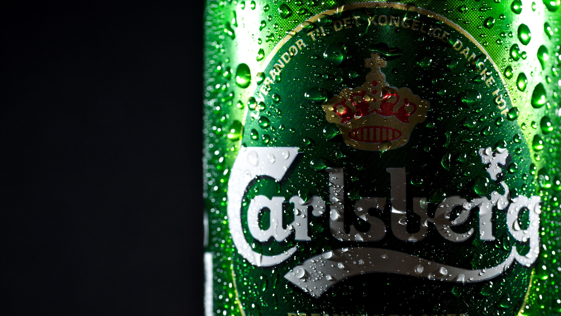 Carlsberg Beer Alcohol Condensation drops wallpaperx1080
