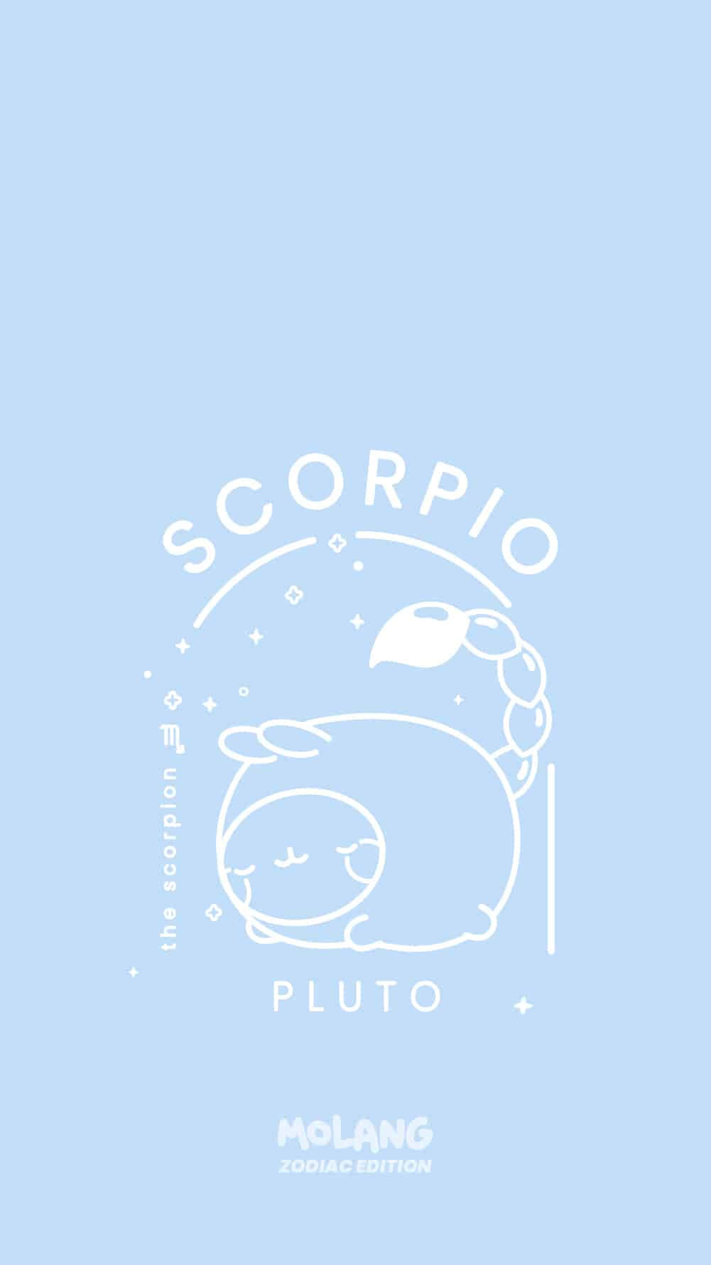 Download Scorpio Pluto White And Blue Scorpio Wallpaper