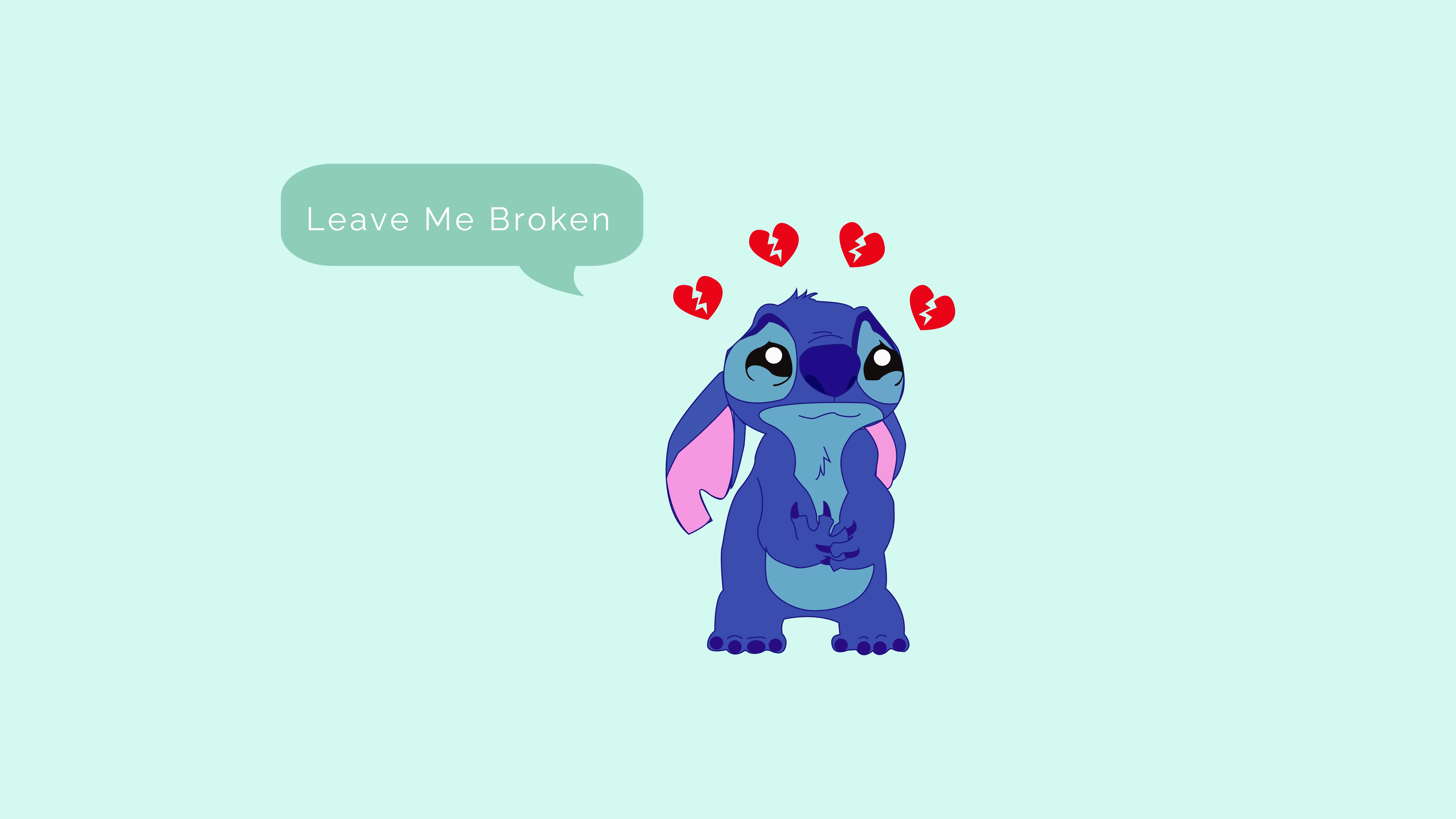 Free /Depressed Sad Stitch Wallpaper in Illustrator, EPS, SVG, JPG, PNG
