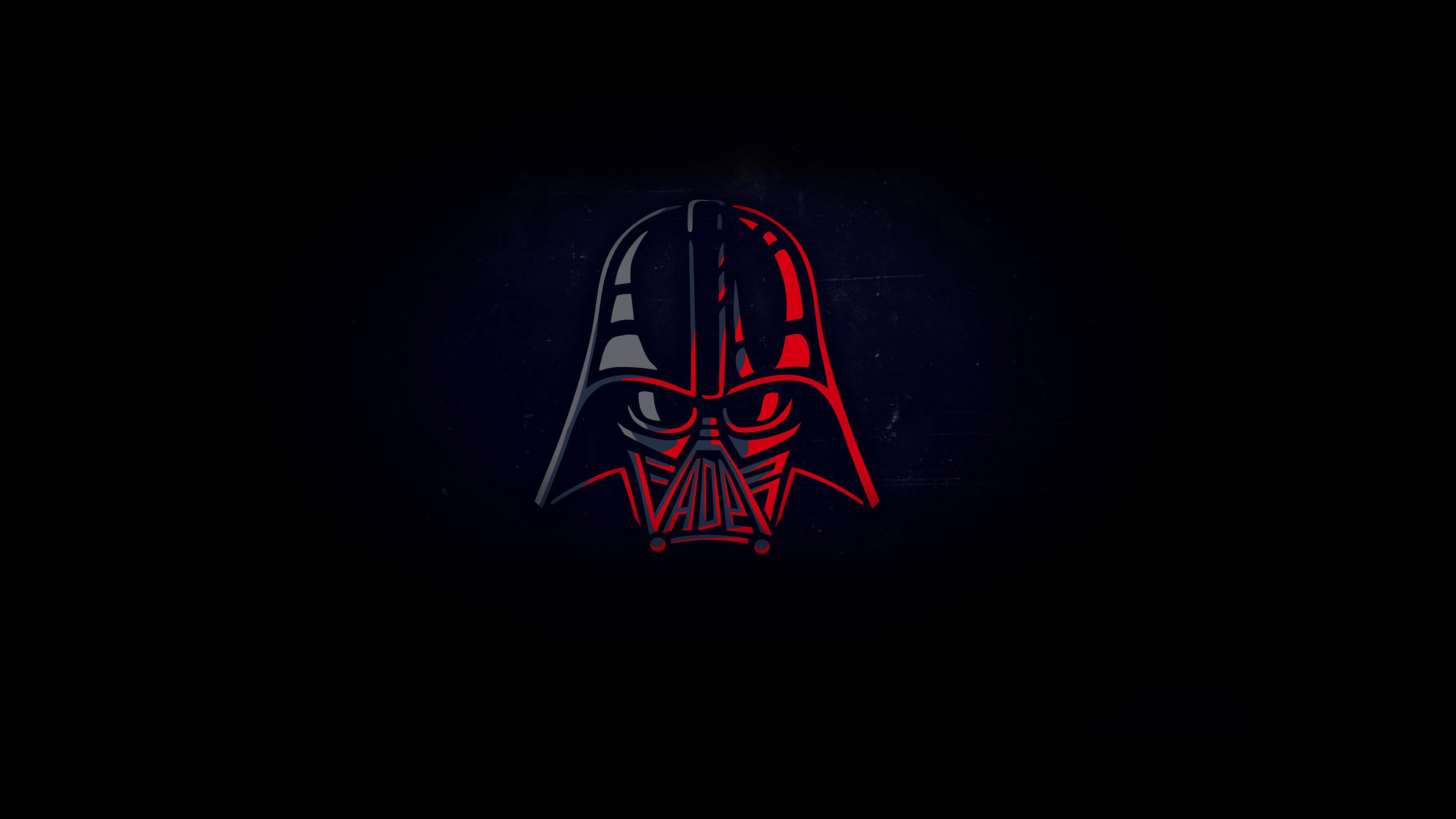 Darth Vader Minimalist Wallpaper 4k for Desktop