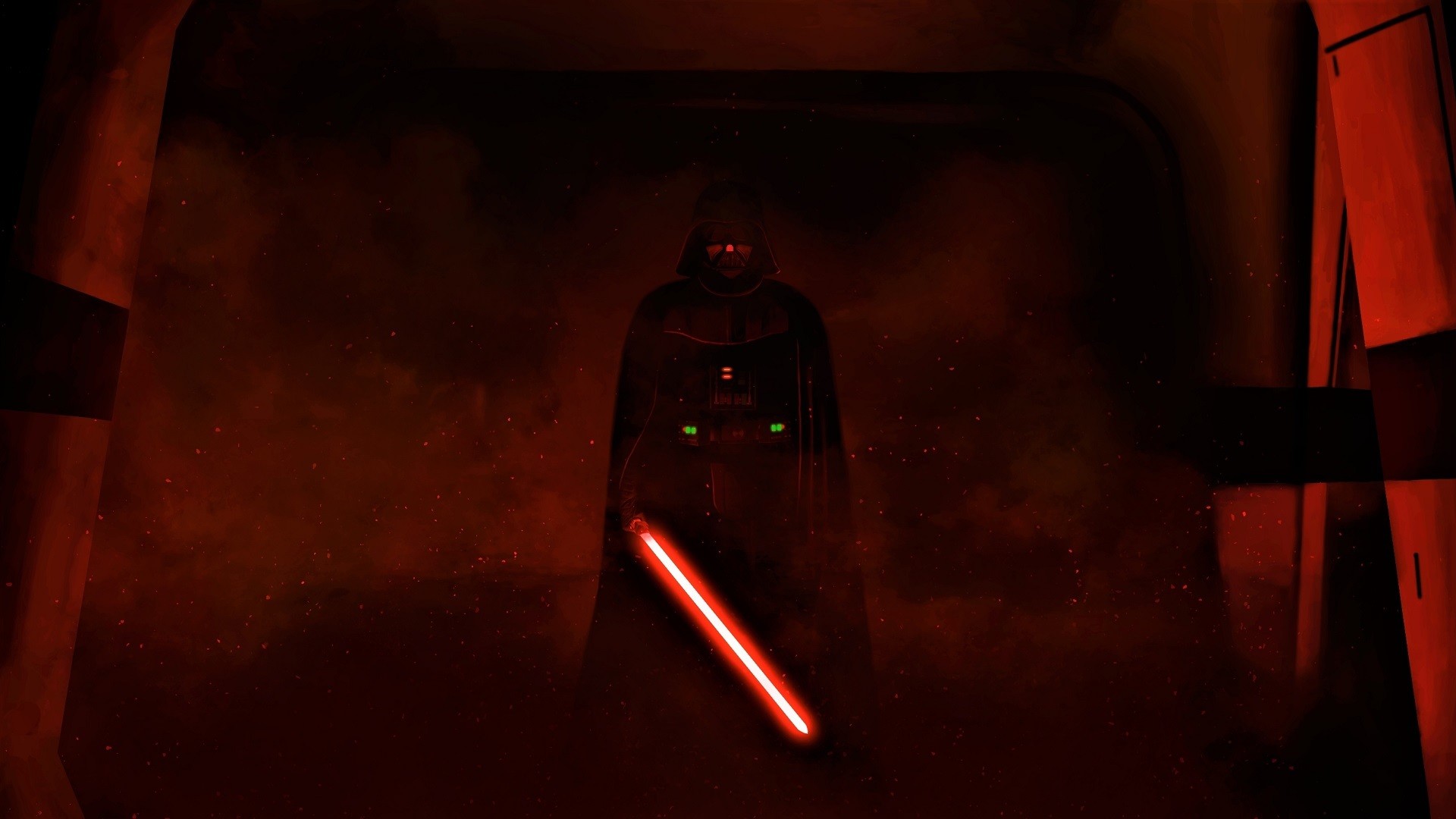 Desktop Wallpaper Darth Vader, Villain, Artwork, Star Wars, HD Image, Picture, Background, E524ee