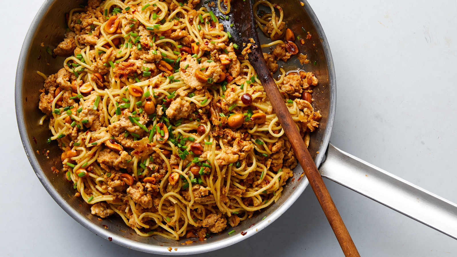 Spicy Sesame Noodles With Chicken and Peanuts Recipe