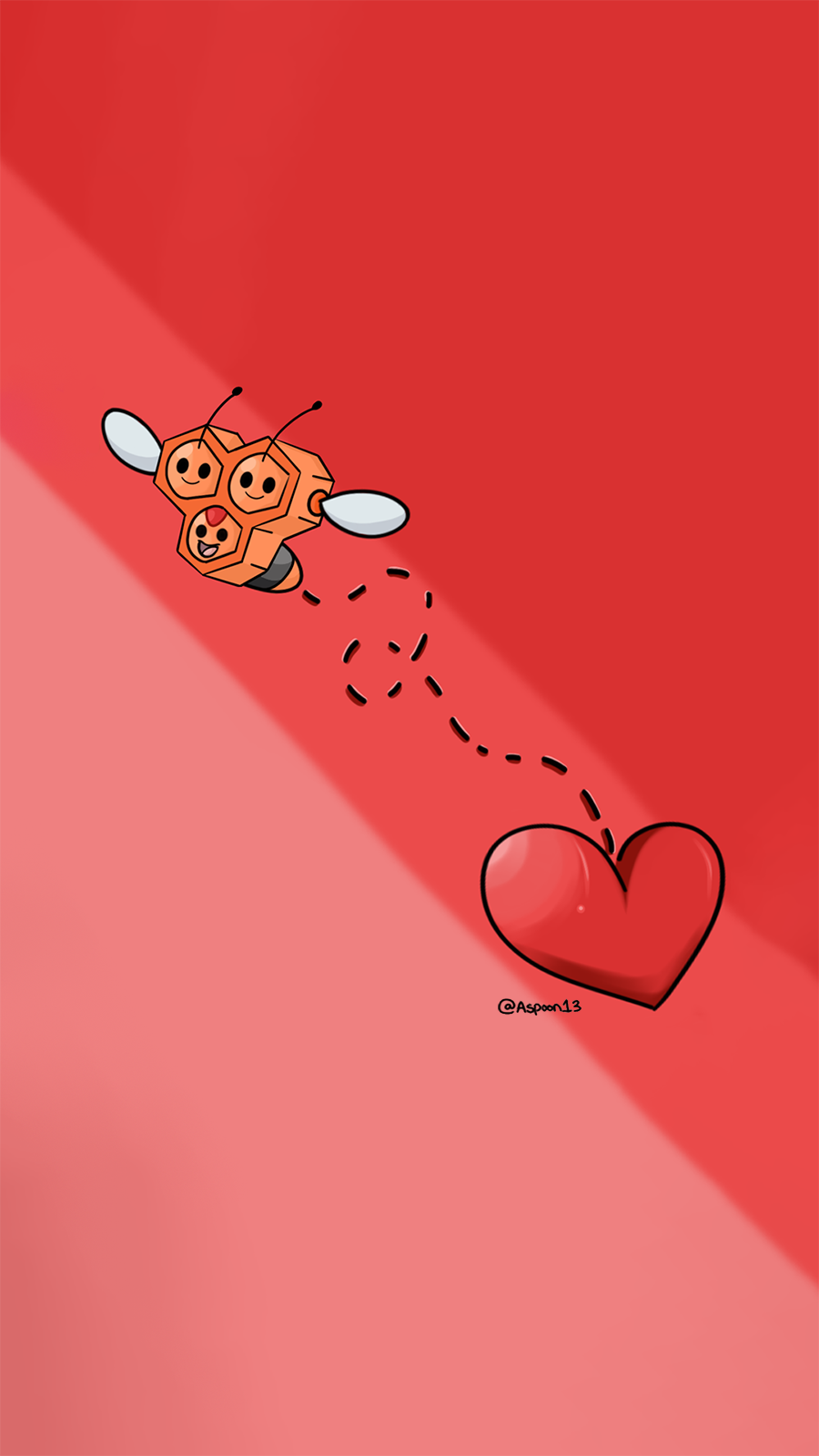 Pokémon Valentines Day Phone Wallpaper