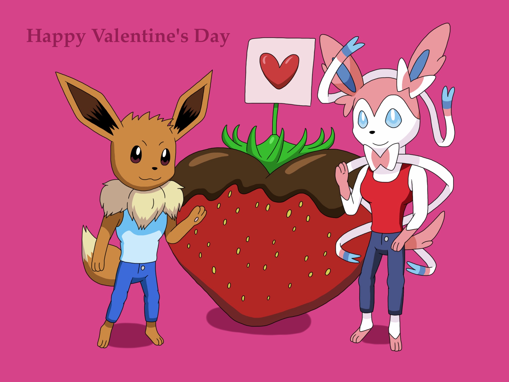 Madrid Junior Eevee Evolutions Valentine's Day!!! Happy Valentine's Day in 2020!!! #Eevee #eeveelution #pokemon