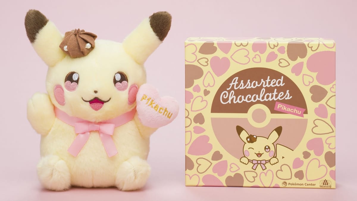 Pokemon Fans Will Love Super Cute Pikachu Plushie + Chocolates Valentine's Day Set From Japan