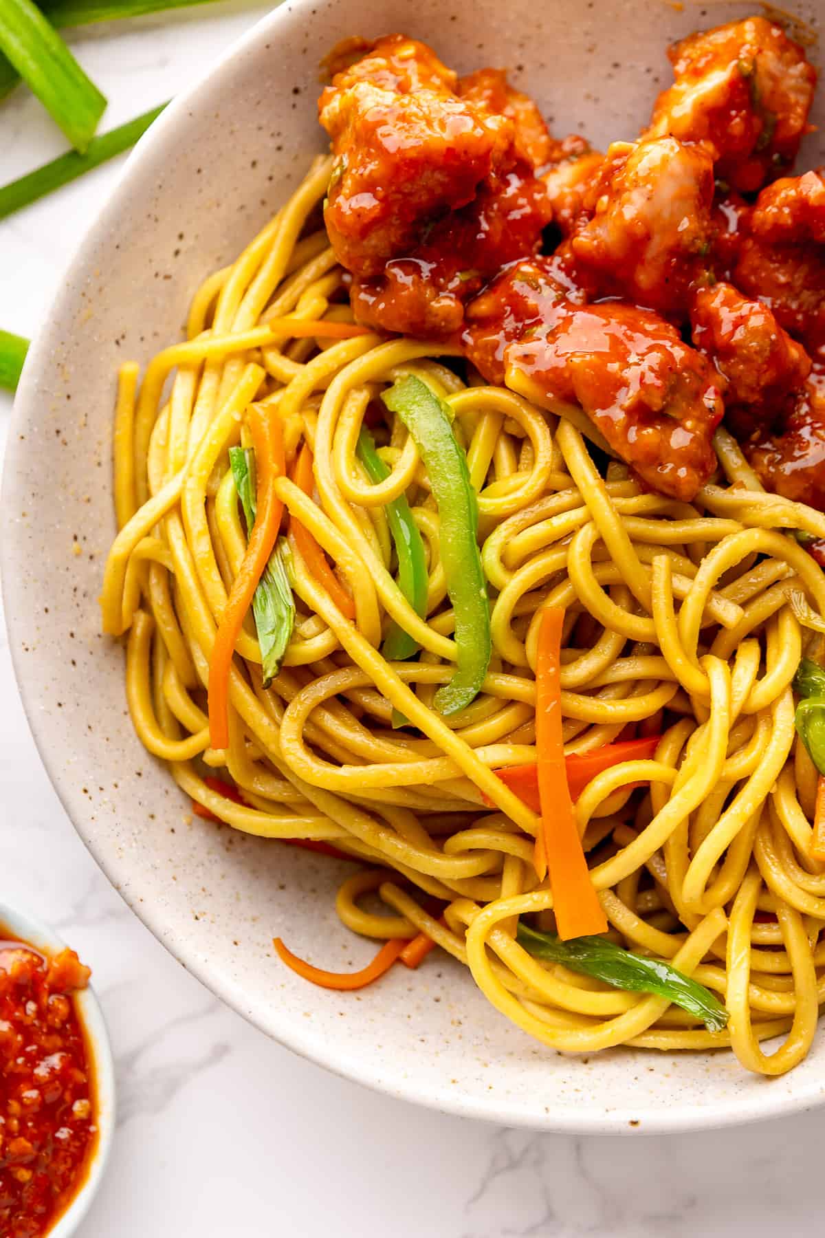 Indian Hakka Restaurant Style Noodles