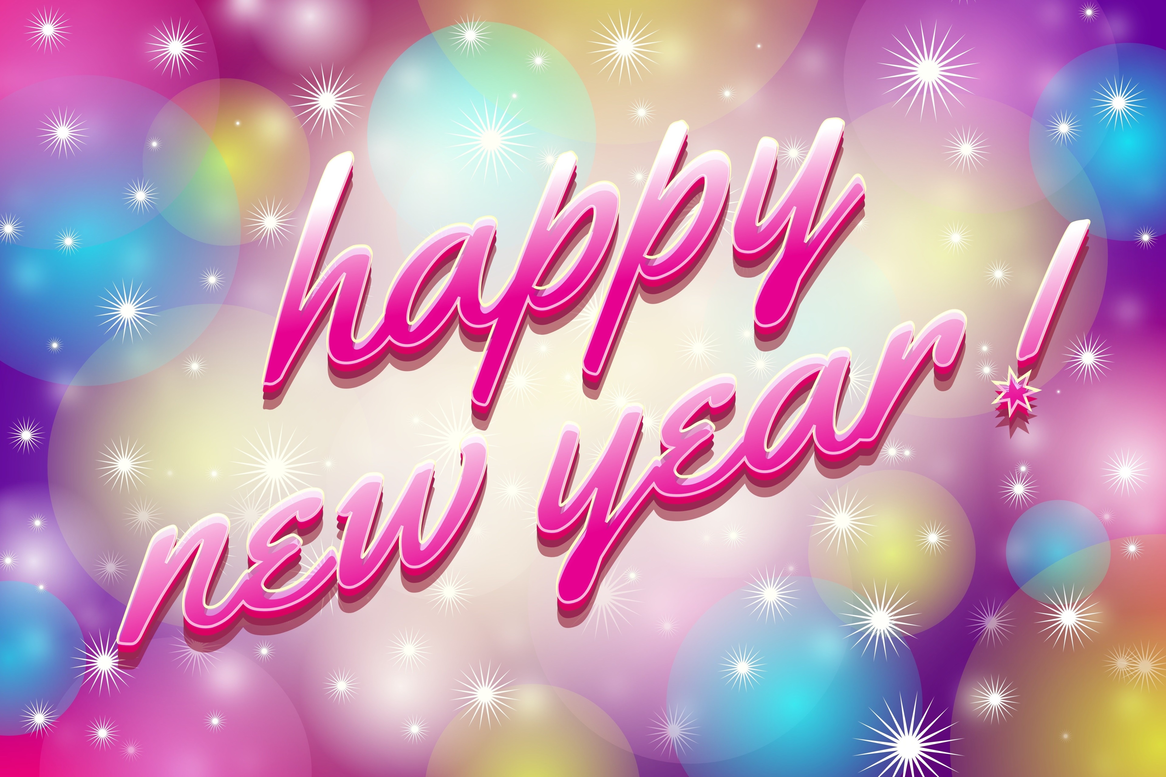 happy new year 4k HD wallpaper background free