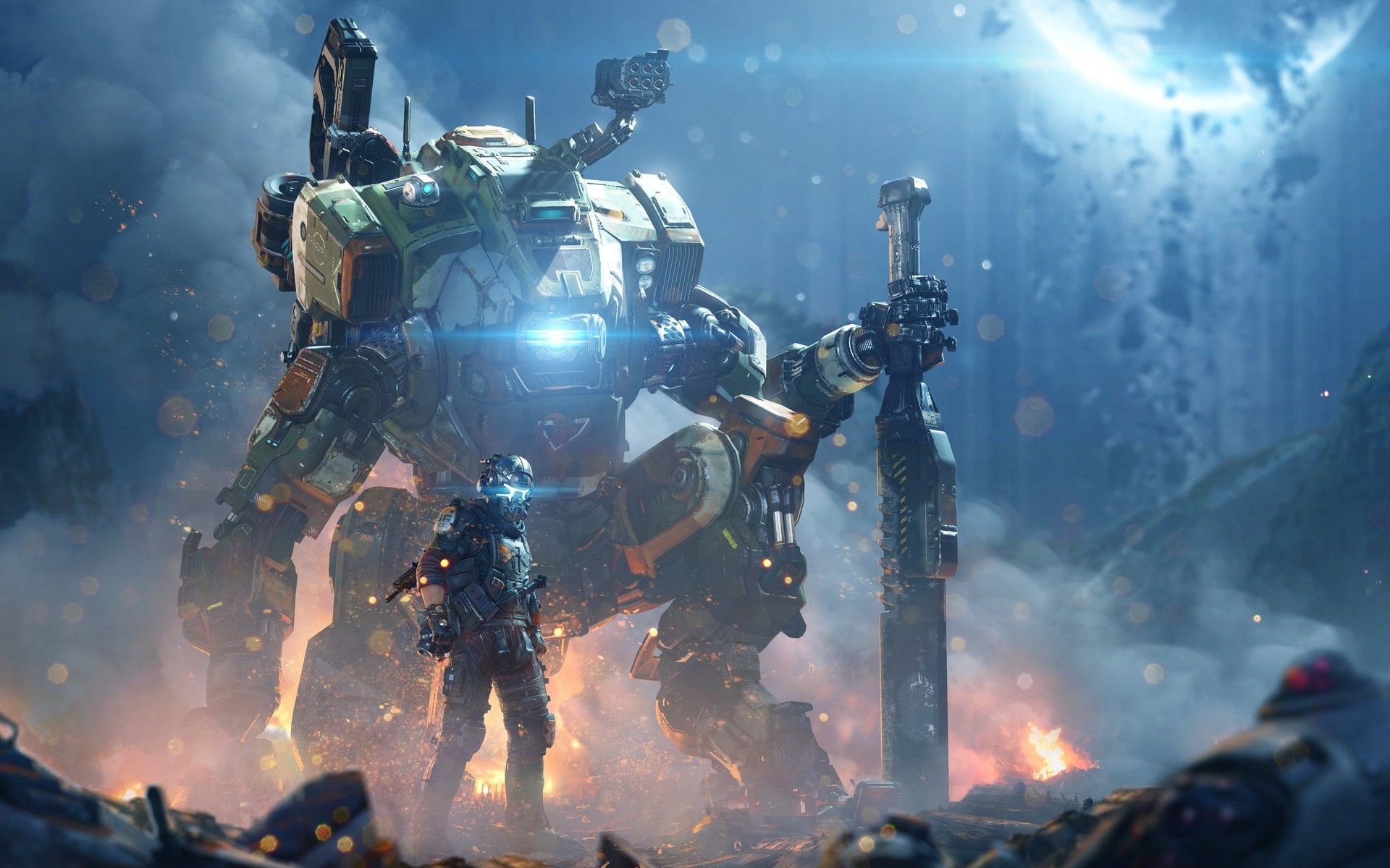 This has to be one of my if not the favourite picture relating to titanfall. Its just so perfect
