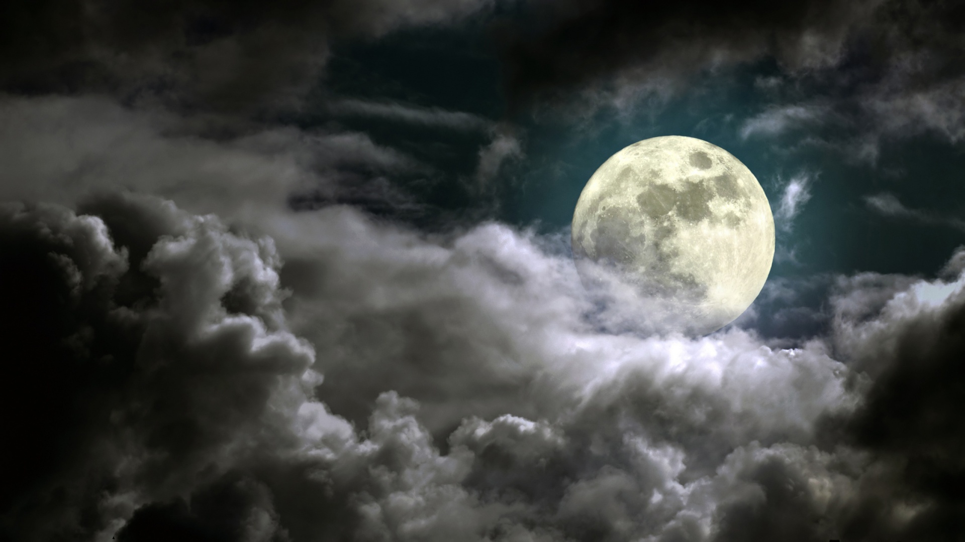 Cloud Sky Nature Moon HD Wallpaper
