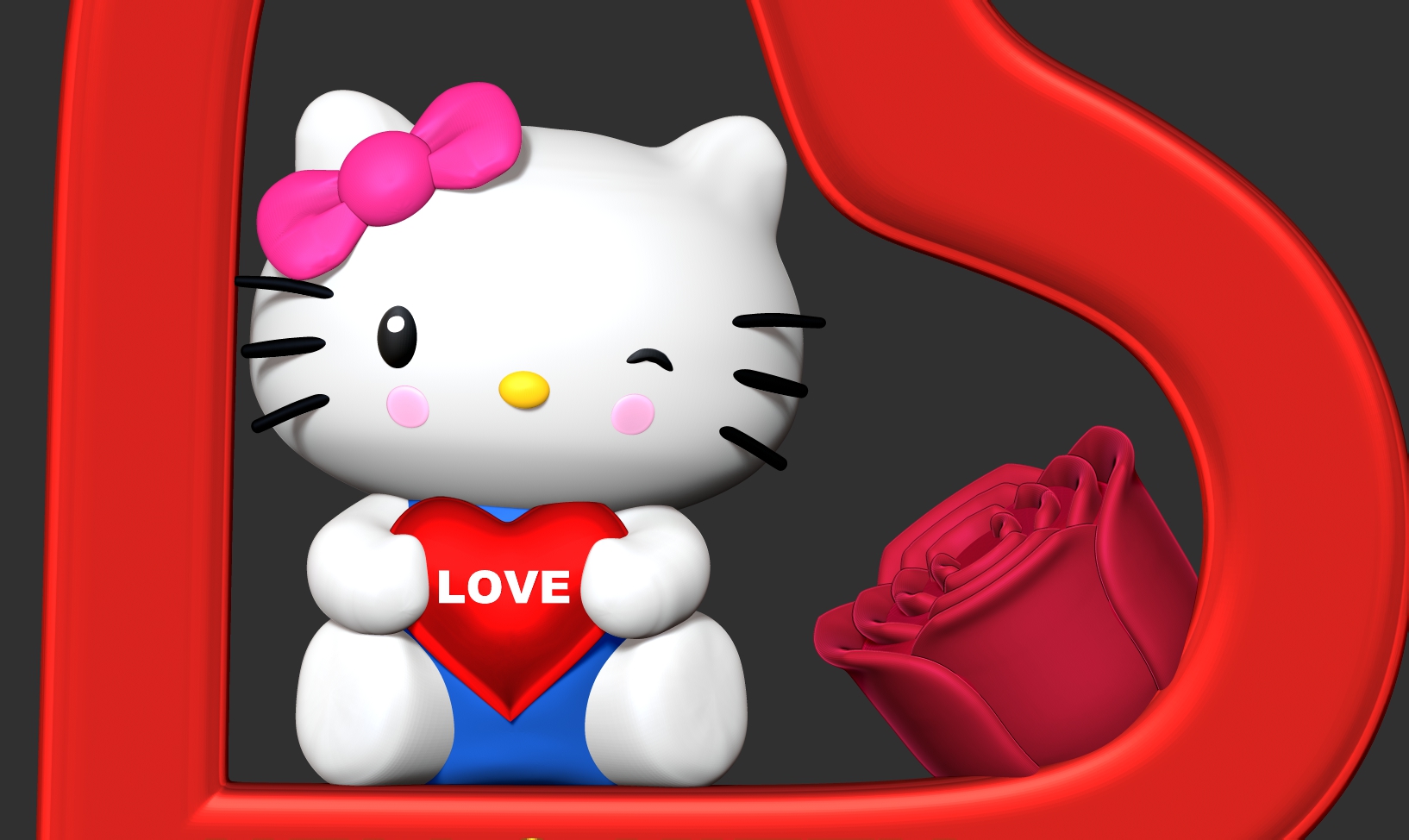 3D file Hello Kitty