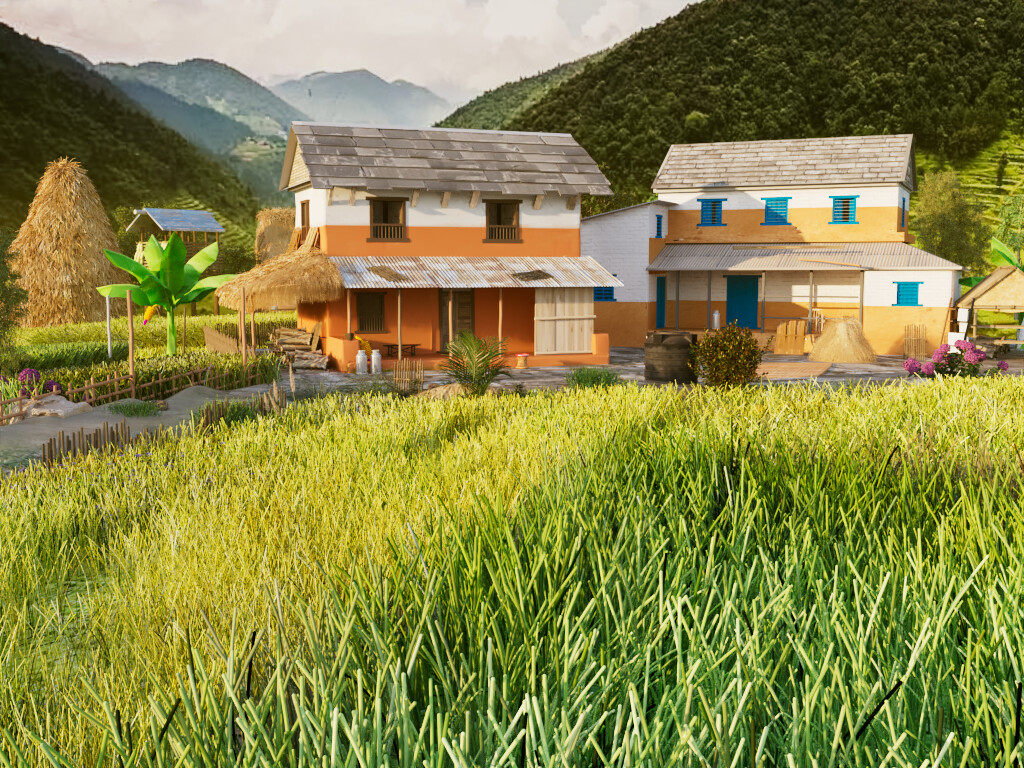 Nepali Village Environment