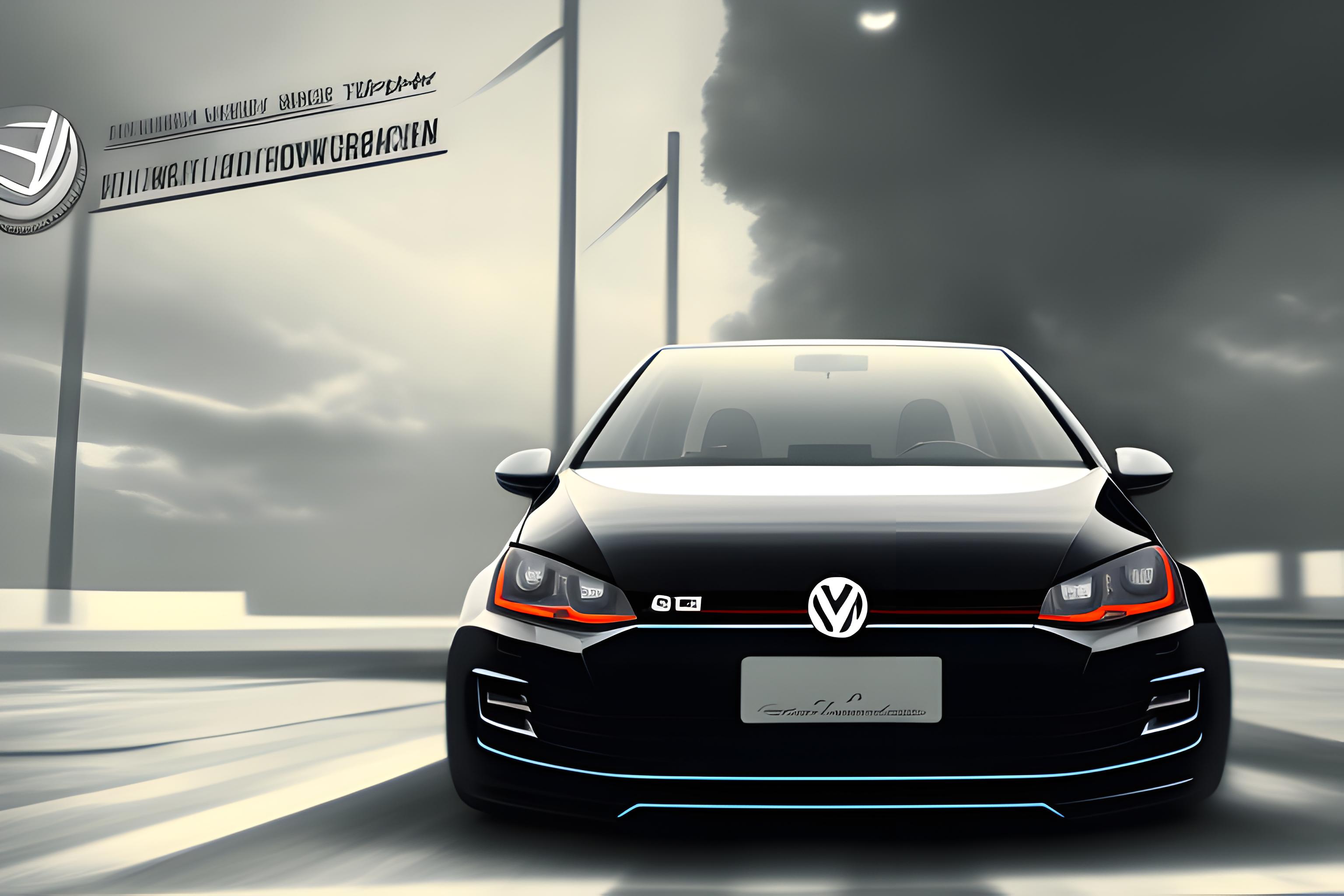 slammed Black volkswagen golf mk7 toon