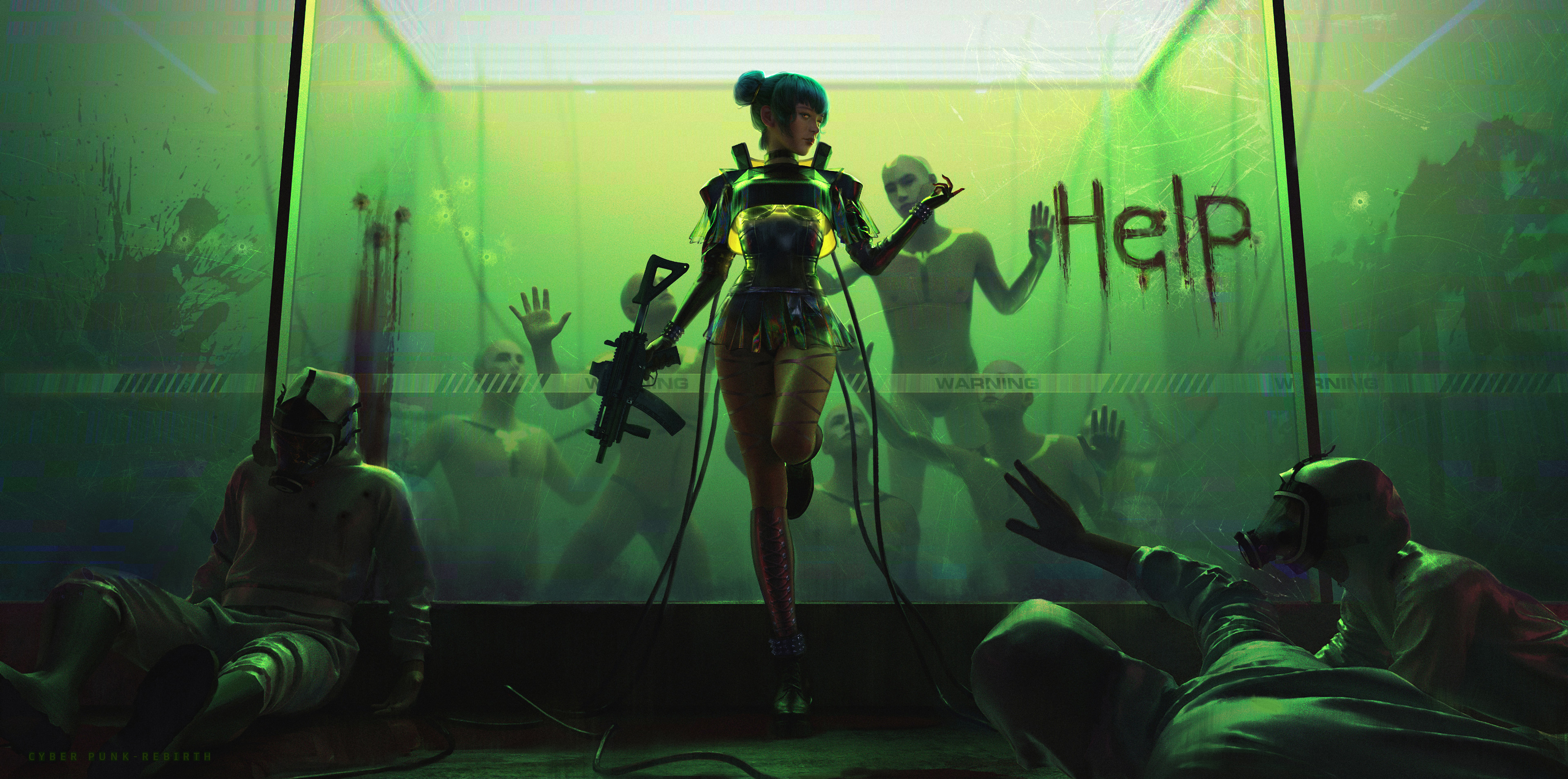 Sci Fi Cyberpunk HD Wallpaper