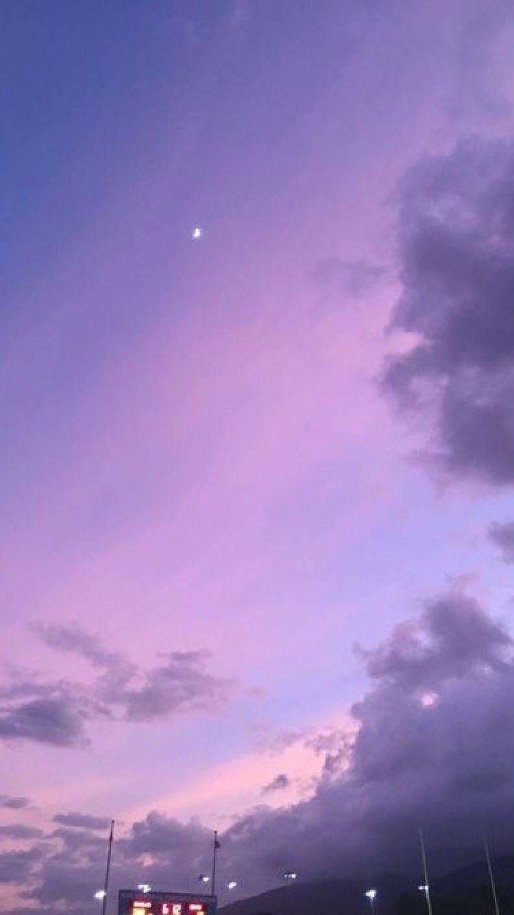 Aesthetic Purple Sky Wallpaper Download