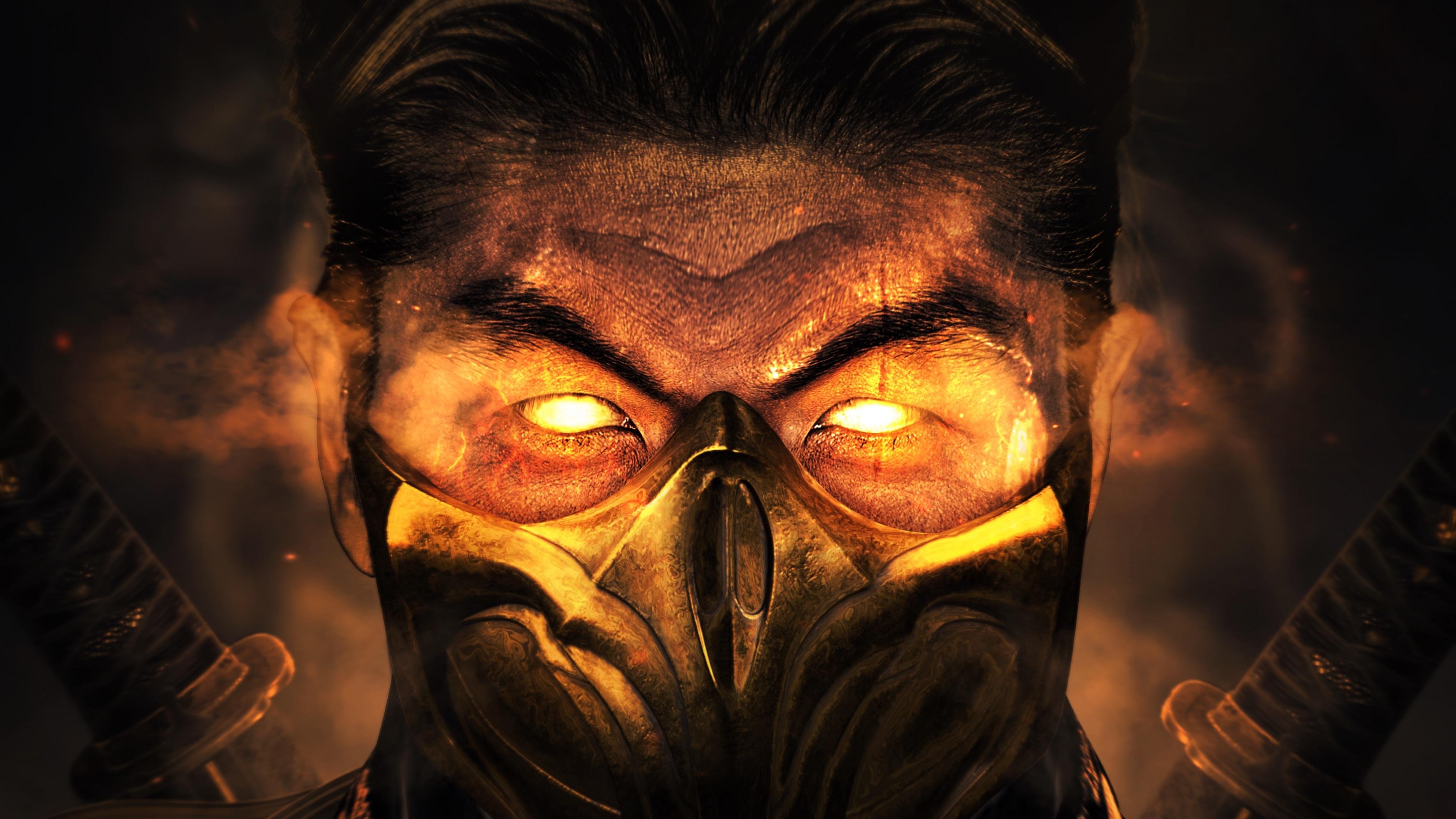 Scorpion in Mortal Kombat 11 Wallpaper for iPhone