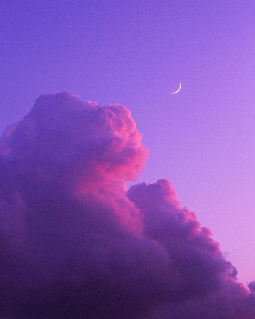 Purple aesthetic sky Wallpaper Download