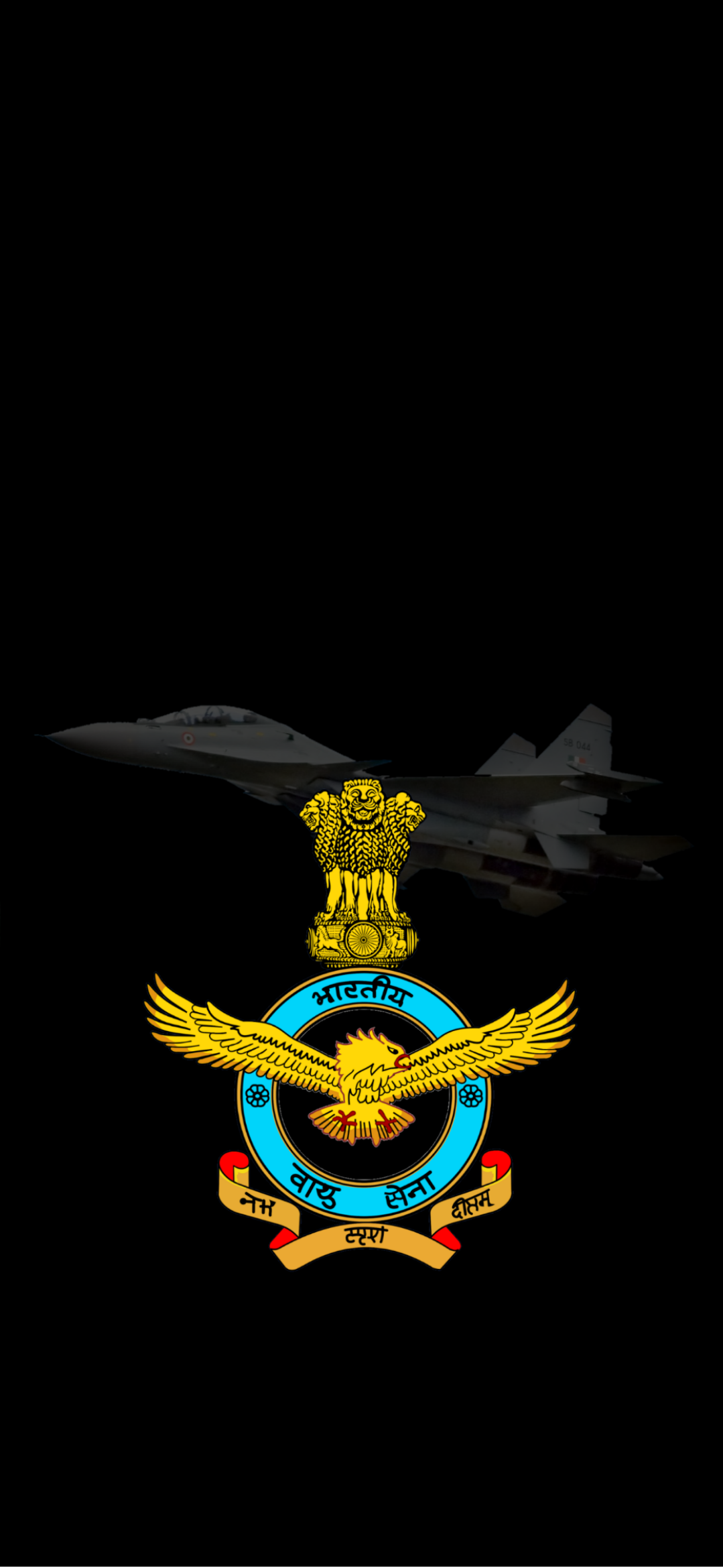 Indian air force logo Wallpaper Download