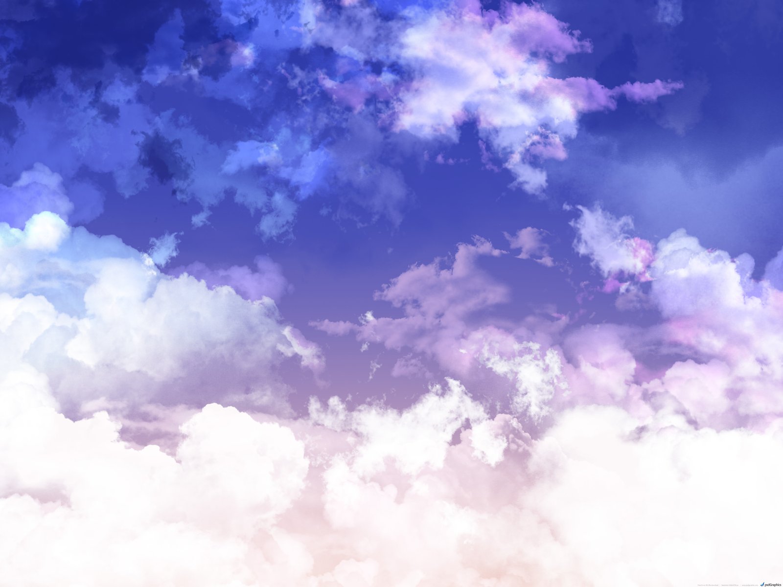 Two magical purple sky background
