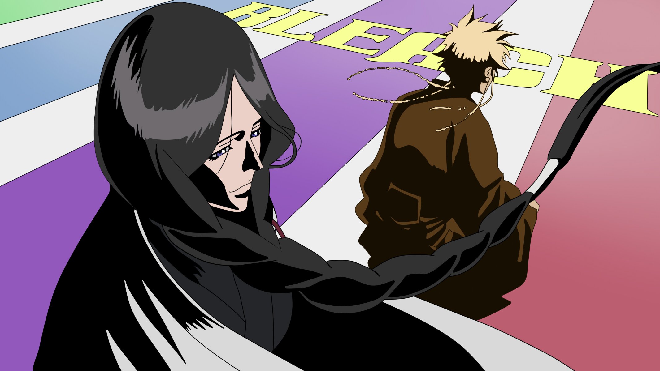 Bleach vectors Unohana Retsu vector art Isane Kotetsu wallpaperx1200