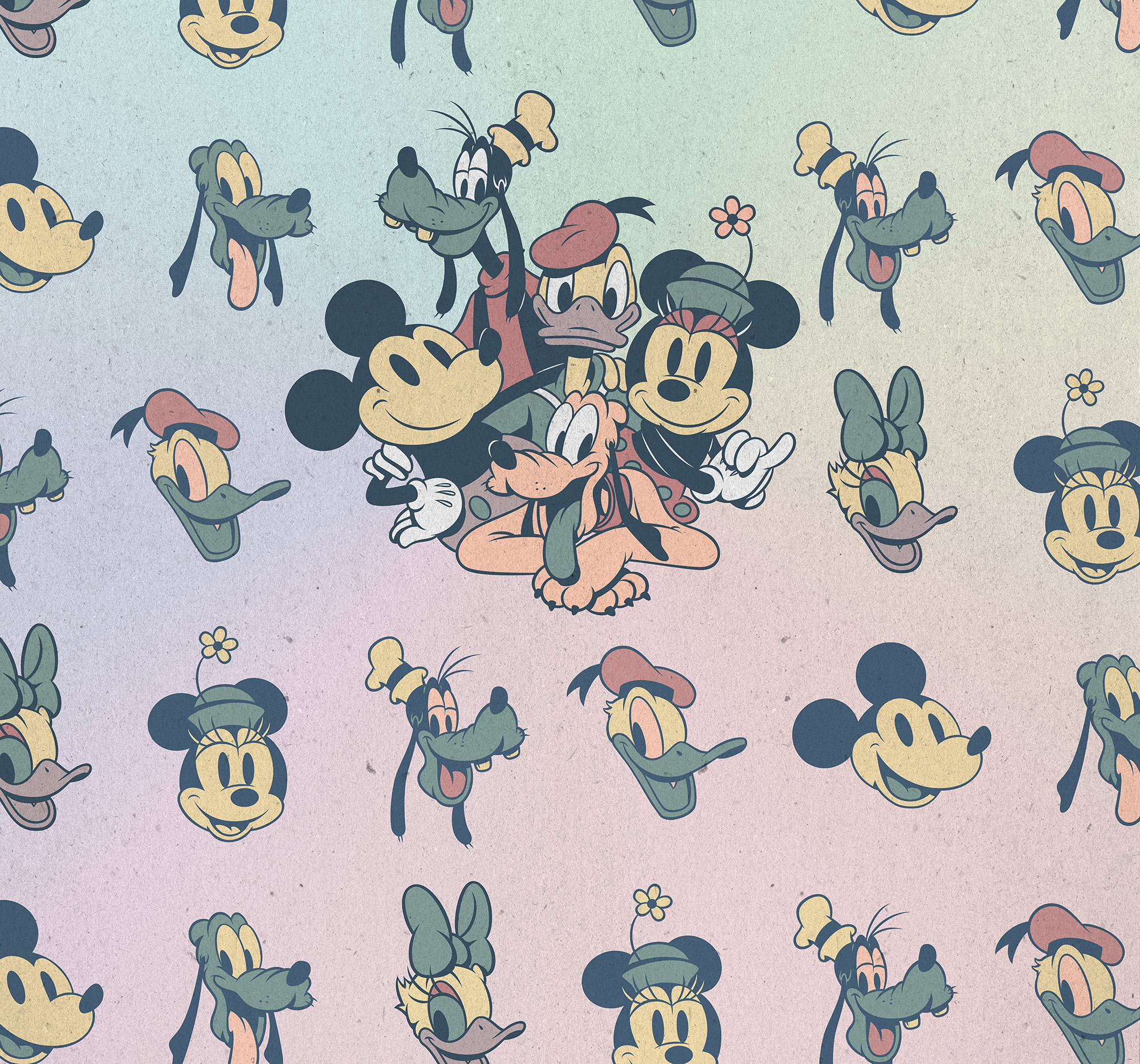 Non Woven Photomural Mickey Fab5 (DX6 023) From Disney